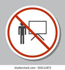 Presentation Icon Vector flat design style
