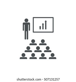 Presentation Icon Vector flat design style