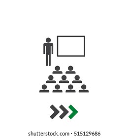 Presentation Icon Vector flat design style