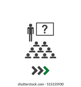 Presentation Icon Vector flat design style