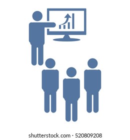 Presentation Icon Vector flat design style