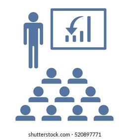 Presentation Icon Vector flat design style