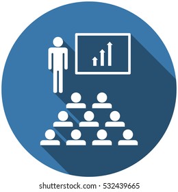 Presentation Icon Vector flat design style