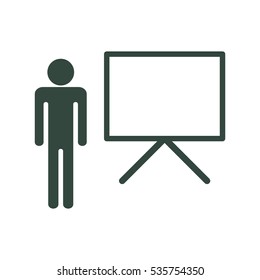 Presentation Icon Vector flat design style