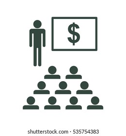 Presentation Icon Vector flat design style