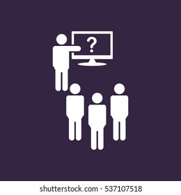 Presentation Icon Vector flat design style