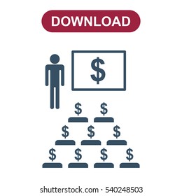 Presentation Icon Vector flat design style