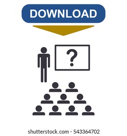 Presentation Icon Vector flat design style