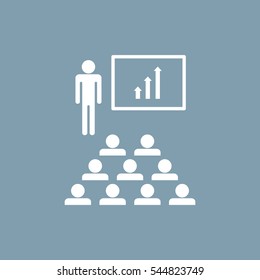 Presentation Icon Vector flat design style