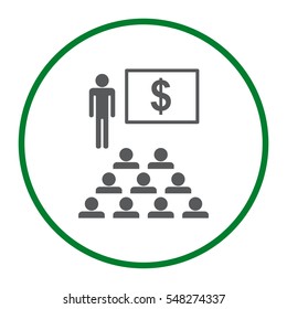 Presentation Icon Vector flat design style