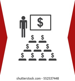 Presentation Icon Vector flat design style