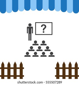 Presentation Icon Vector flat design style