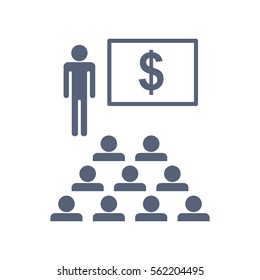 Presentation Icon Vector flat design style