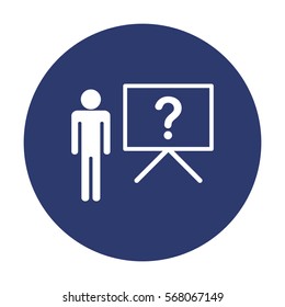 Presentation Icon Vector flat design style