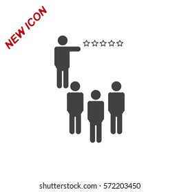 Presentation Icon Vector flat design style