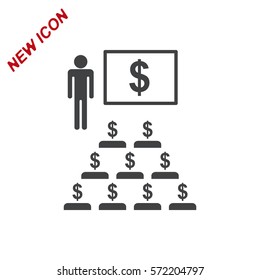Presentation Icon Vector flat design style