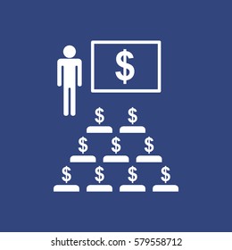 Presentation Icon Vector flat design style