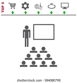 Presentation Icon Vector flat design style