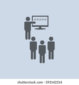 Presentation Icon Vector flat design style