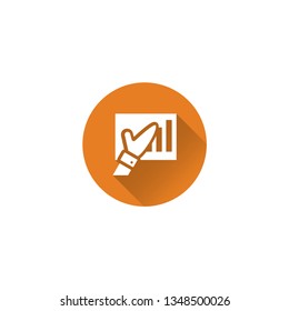 presentation icon vector illustration