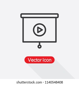 Presentation Icon Vector Illustration Eps10