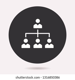 Presentation icon. Vector illustration isolated. Simple pictogram for graphic and web design.