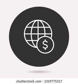 Presentation icon. Vector illustration isolated. Simple pictogram for graphic and web design.