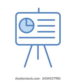 Icono de presentación ilustración vectorial de stock.