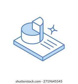 Icono de presentación Vector ilustración de stock