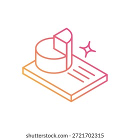 Icono de presentación Vector ilustración de stock
