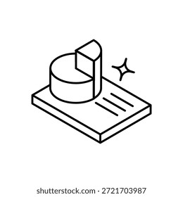 Icono de presentación Vector ilustración de stock