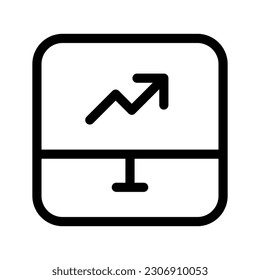 Presentation Icon Vector Symbol Design Illustration