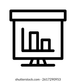 Presentation Icon Vector Symbol Design Illustration