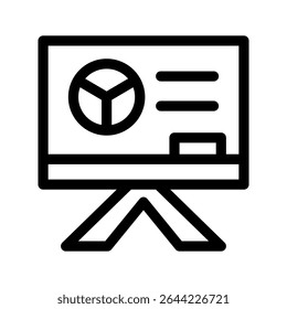 Presentation Icon Vector Symbol Design Illustration
