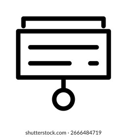 Presentation Icon Vector Symbol Design Illustration