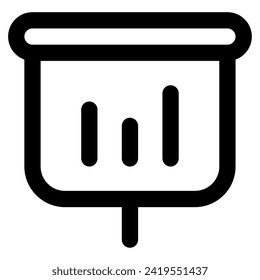 Icono de presentación para web, app, uiux, infografía, etc