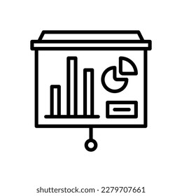 presentation icon for your website design, logo, app, UI.