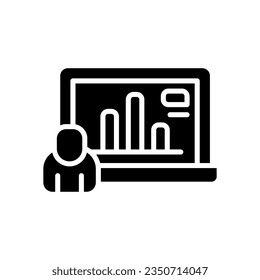 Präsentationssymbol für Ihre Website, Ihr Handy, Ihre Präsentation und Ihr Logo-Design.