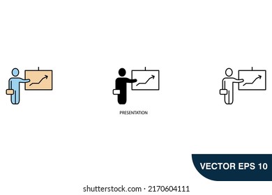 presentation icons  symbol vector elements for infographic web