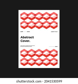 Presentation. Identity Design. Modern corporate report cover. Abstract geometric illustration design layout. Company identity brochure template. Eps10 vector