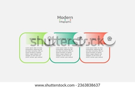 Presentation infographic business conceptual template banners