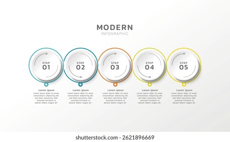 Presentation infographic business template design