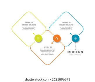 Apresentação infográfico design de modelo de negócios