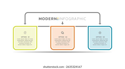 Presentation infographic business template design