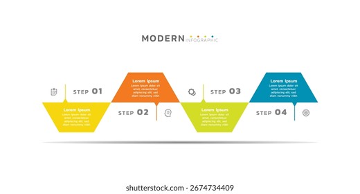 Presentation infographic business template design