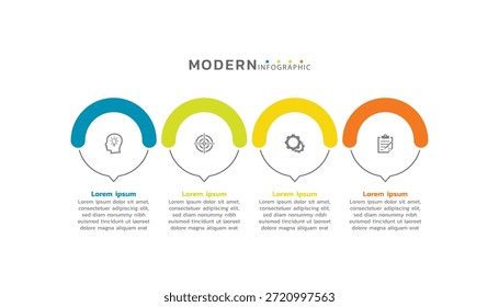 Presentation infographic business template design