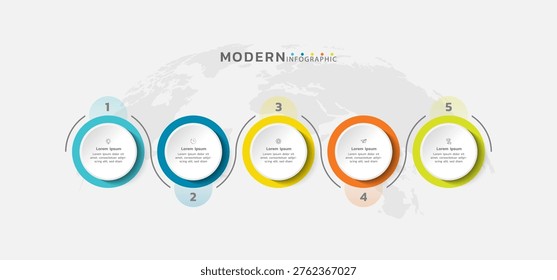 Presentation infographic business template design