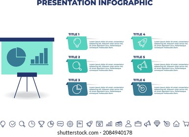 presentation infographic design template.business infographic template for presentations, banner, workflow layout, process diagram, flow chart and how it work