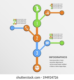 Presentation Infographics elements