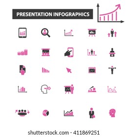 presentation infographics icons
